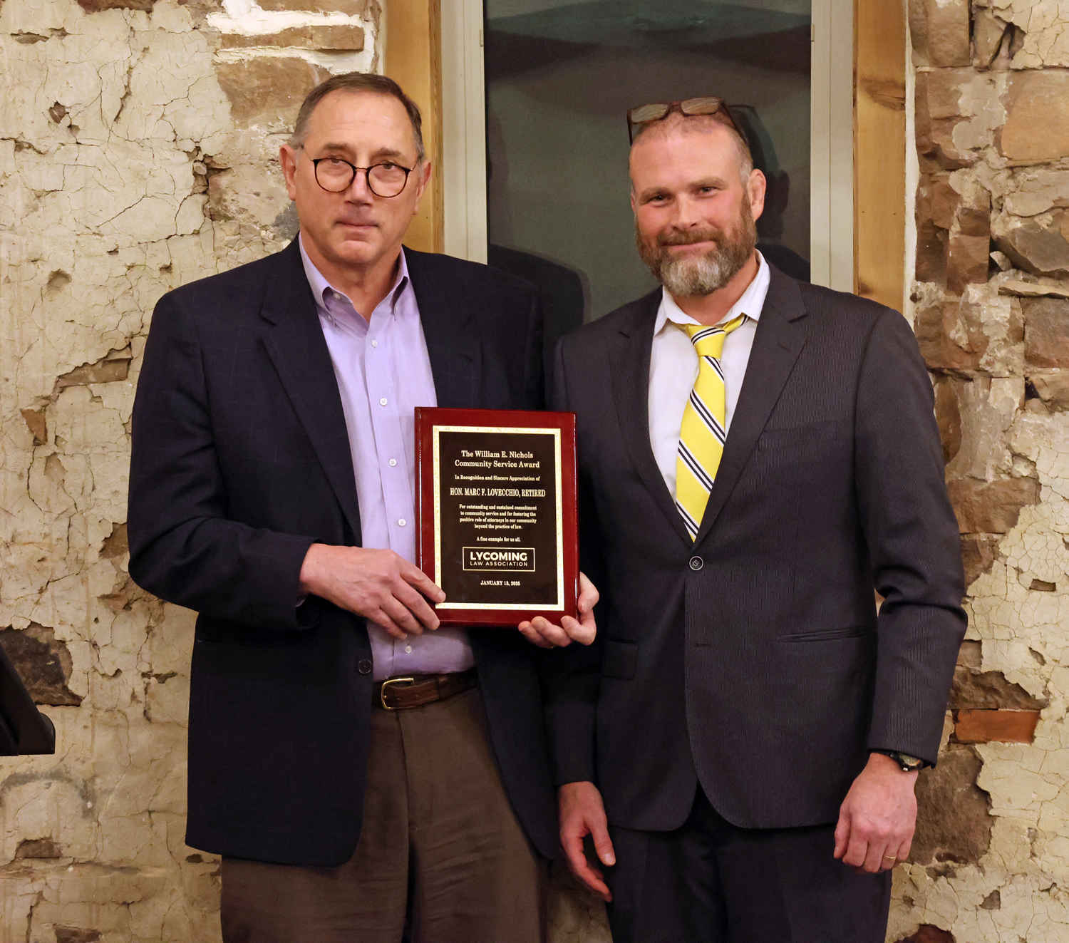 Marc Lovecchio and Judge Gardner