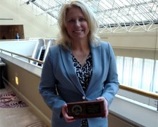 Steinbacher receives the PBA Special Achievement Award